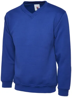 Classic V-Neck Sweatshirt | Royal