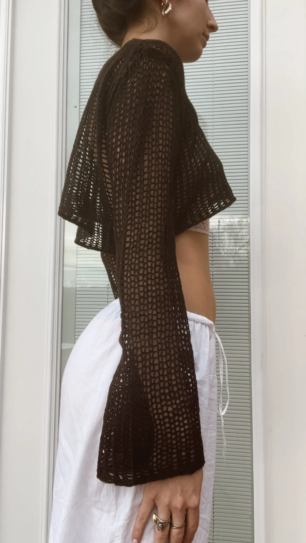 Cocoa Knit Crop