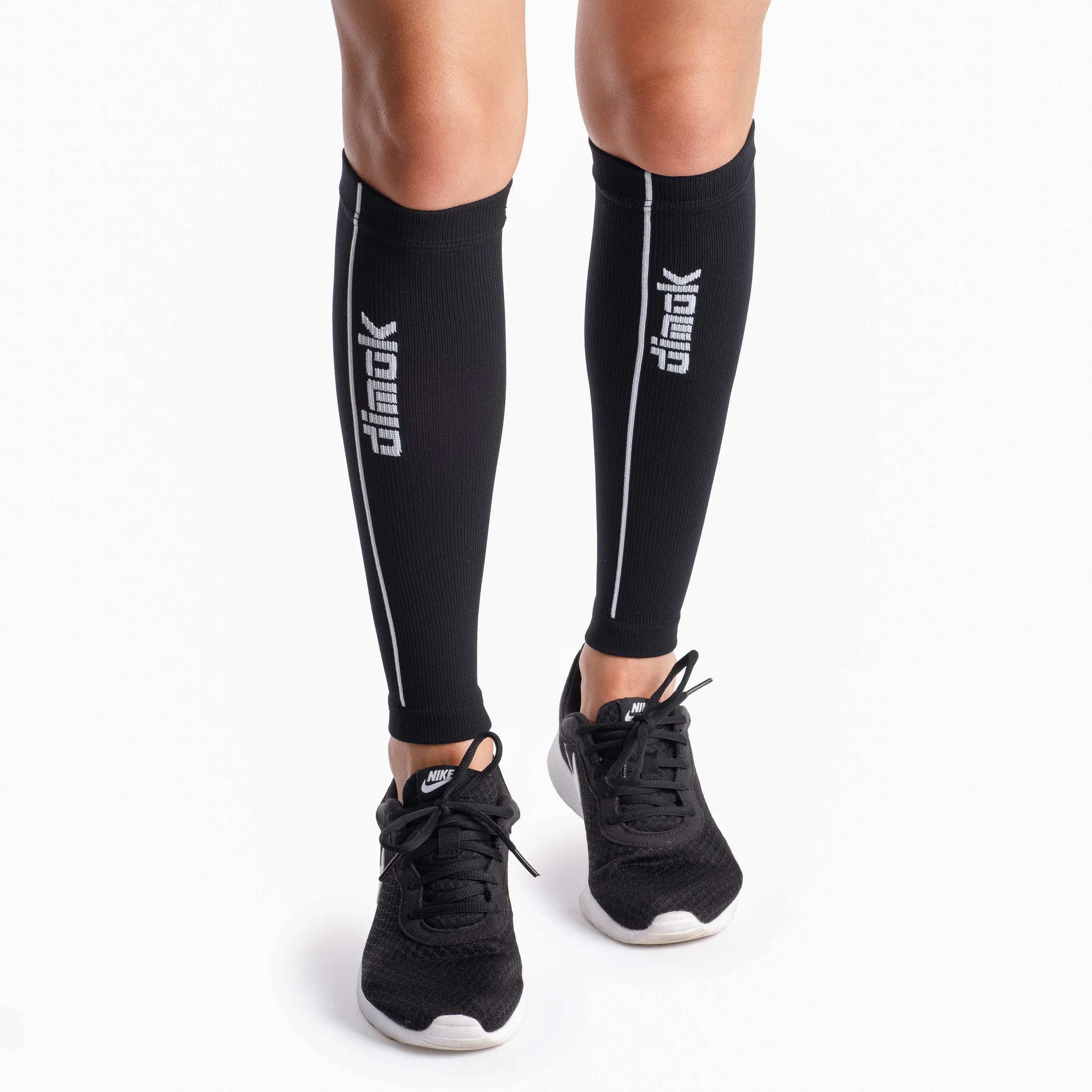 Colorful Graduated Calf Compression Sleeves Calf Support Footless Socks