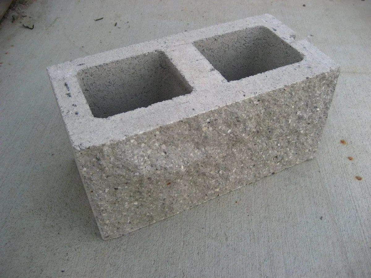 CONCRETE BLOCK 8"x 8"x 16"