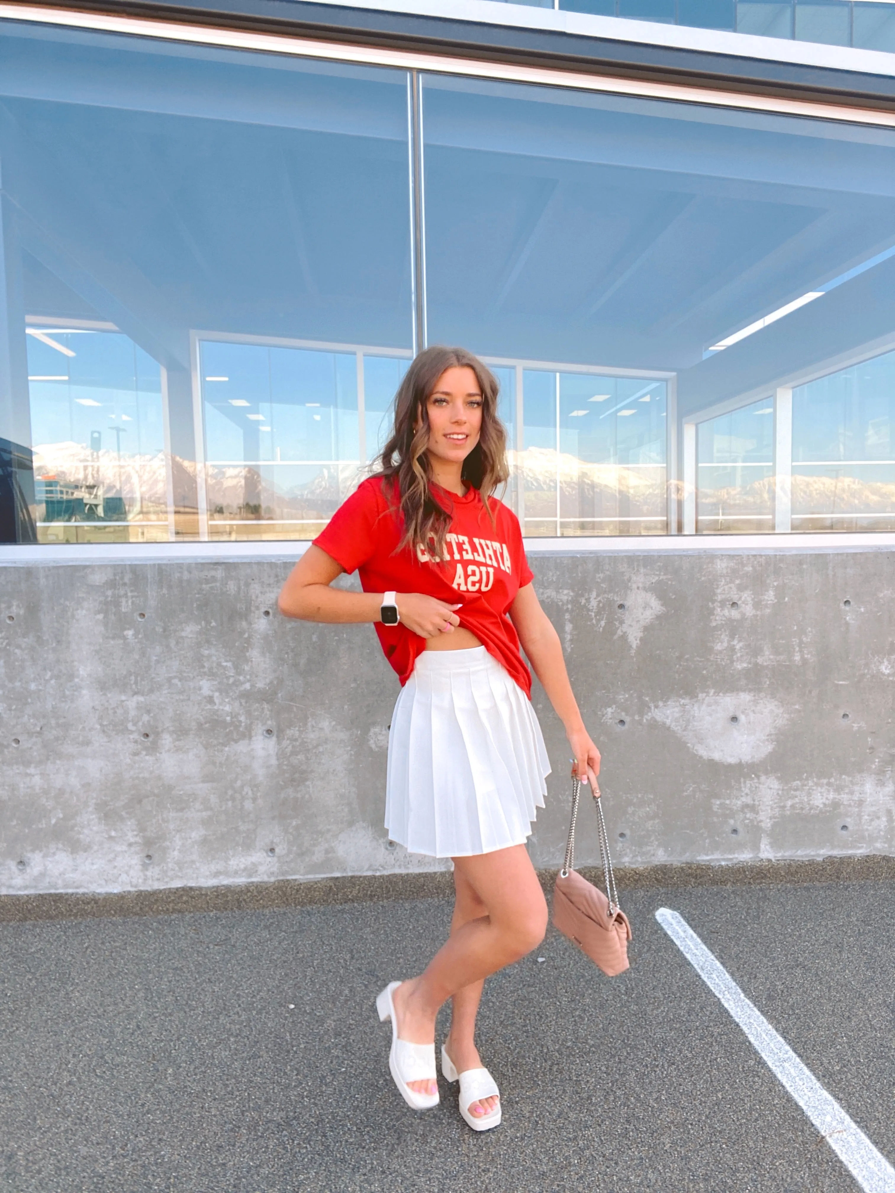 COOL GIRL SKIRT // WHITE