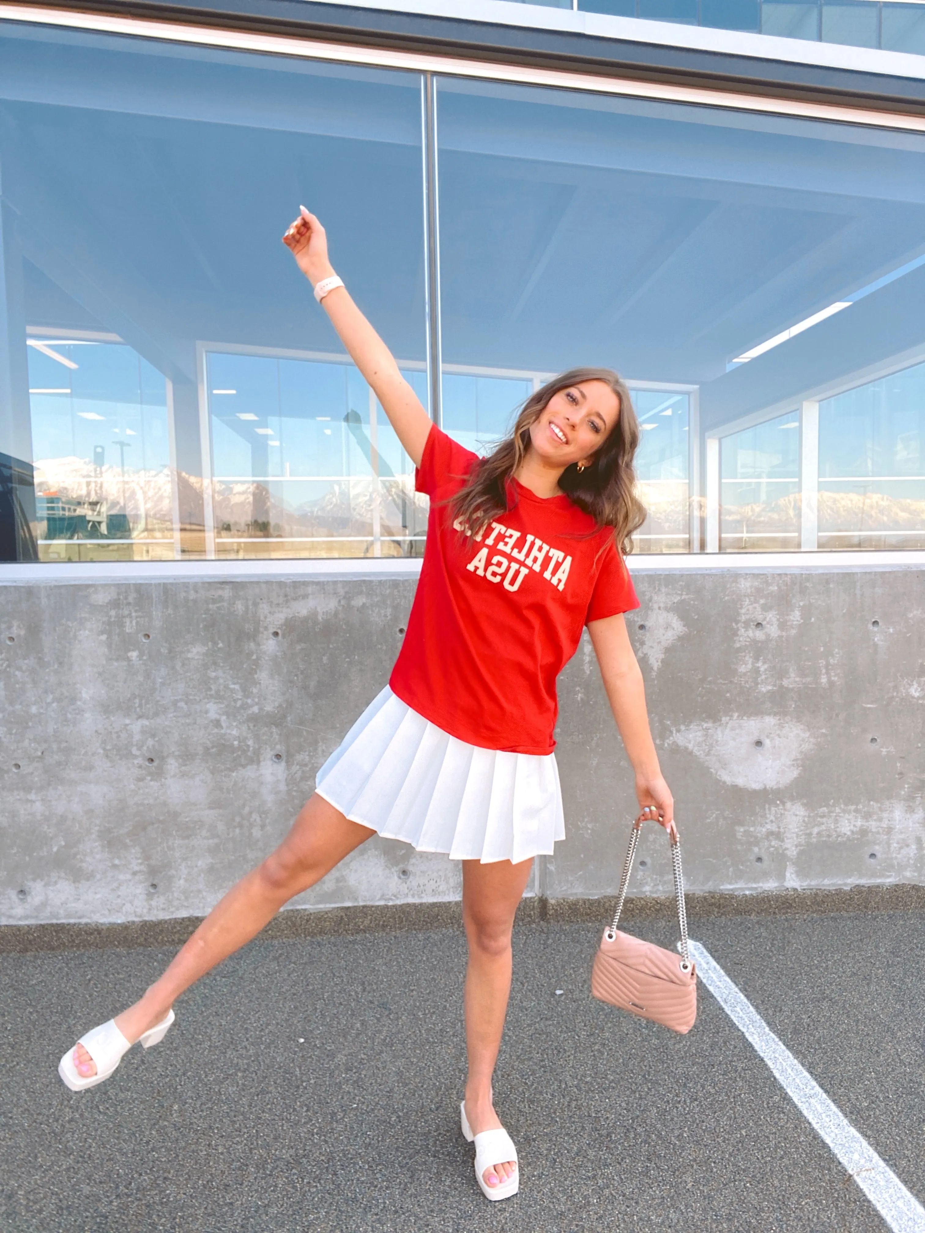 COOL GIRL SKIRT // WHITE