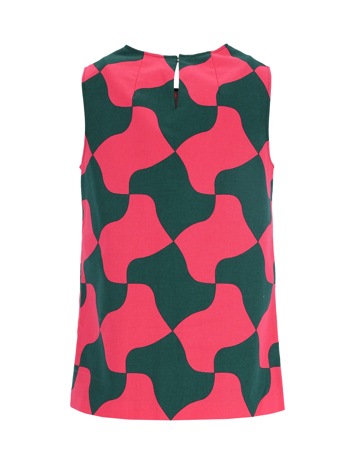 cotton a-line tank with matching zip pouch