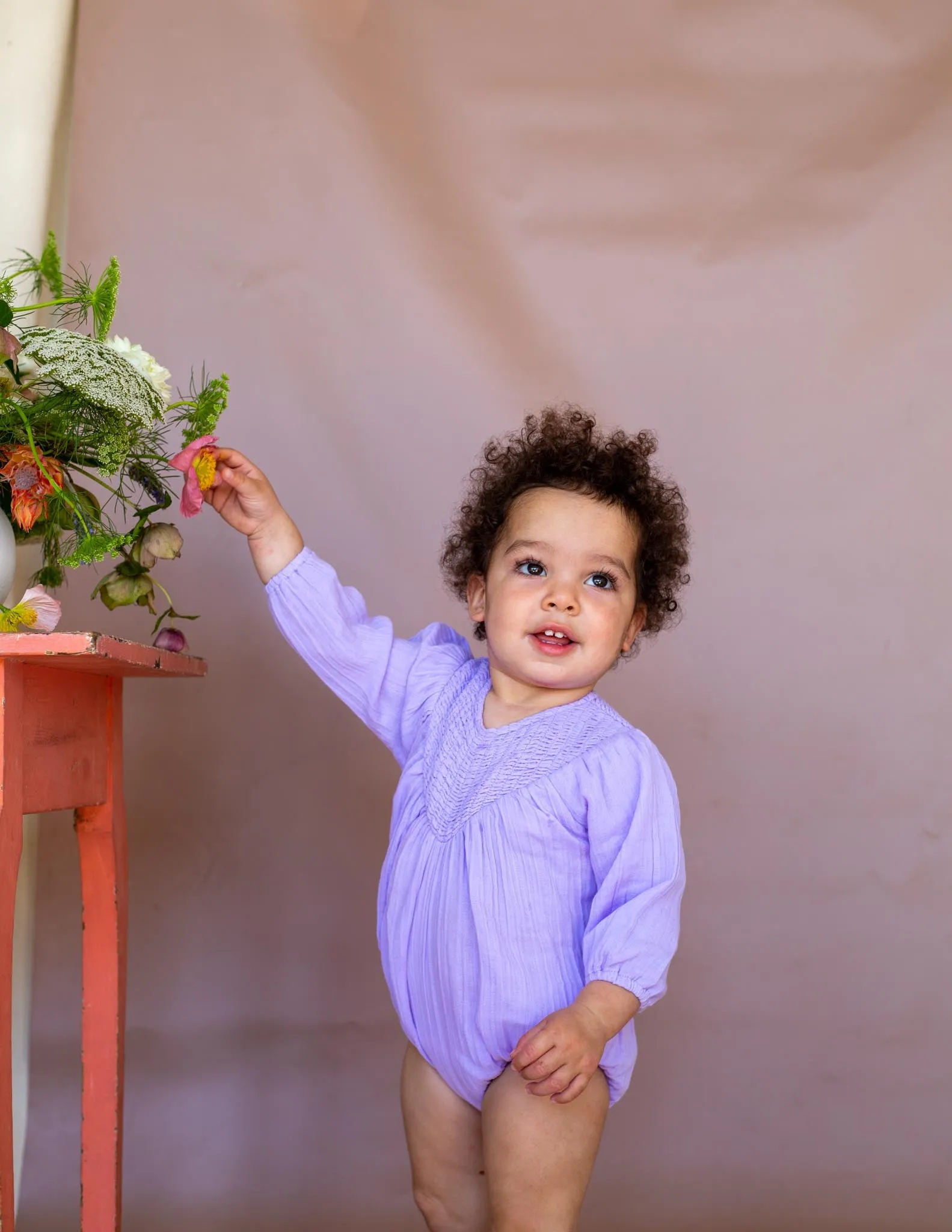 Dandy Romper - Periwinkle