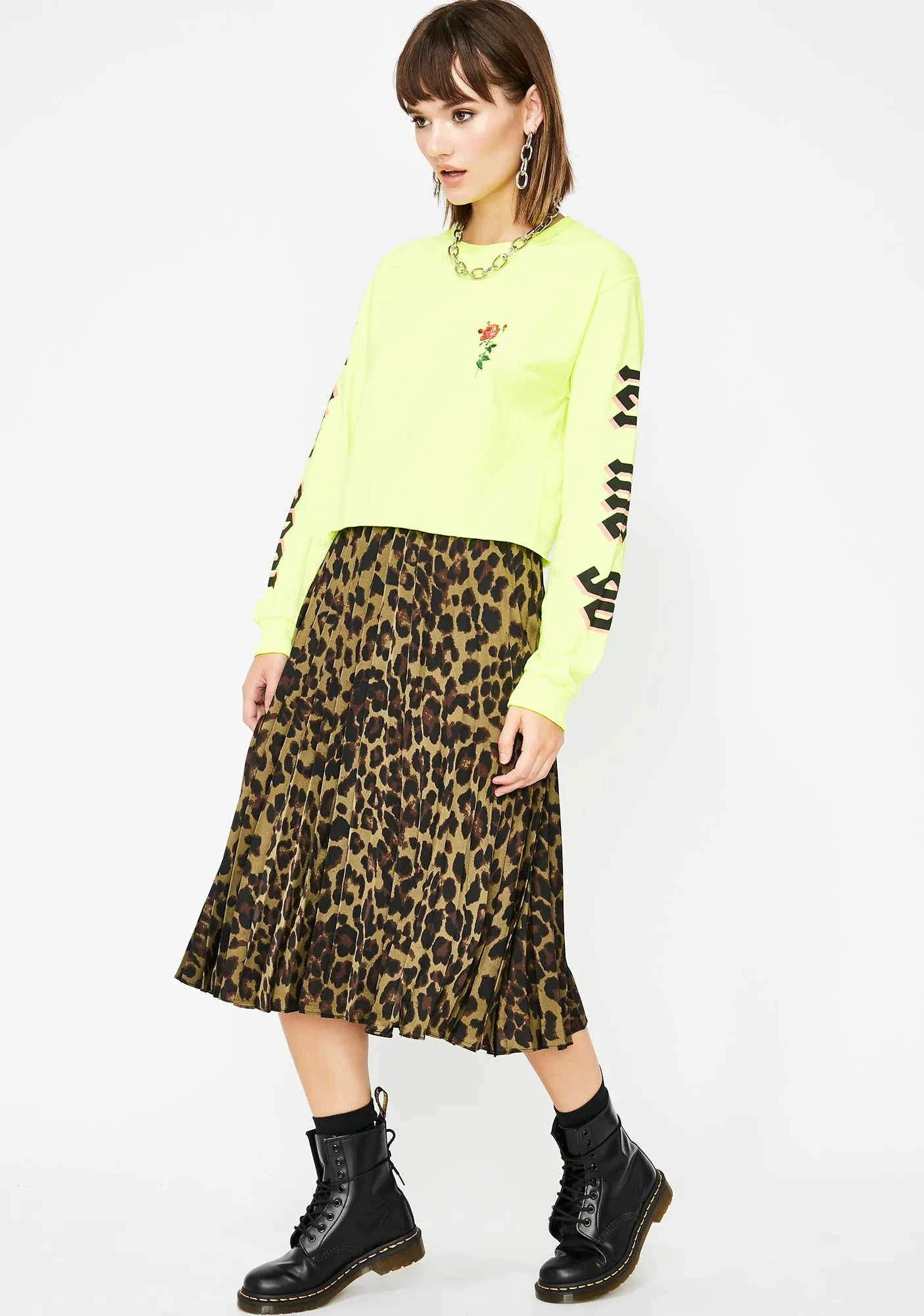 Dank Wild About You Leopard Skirt