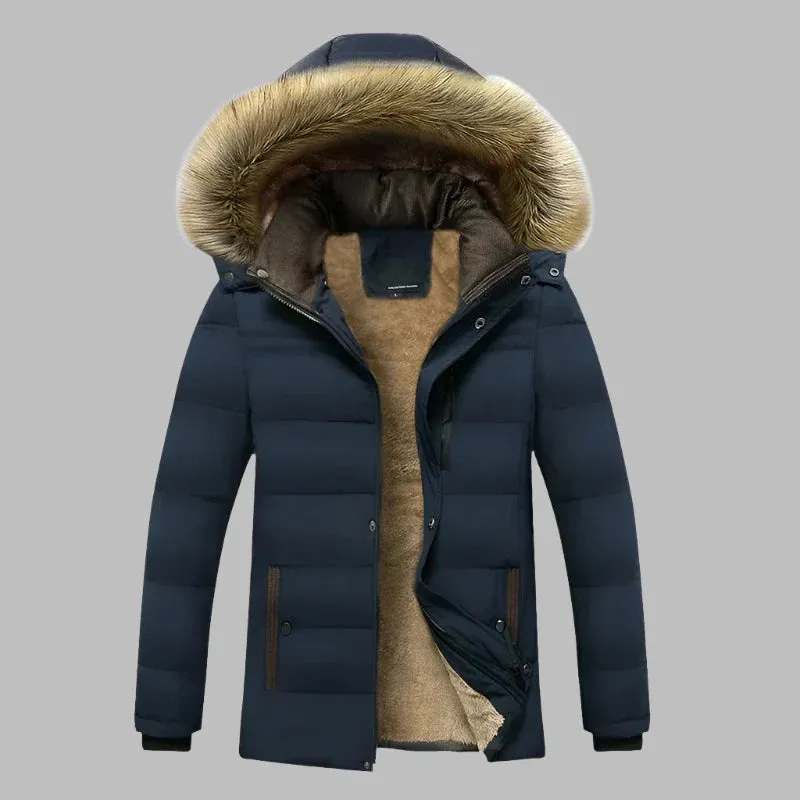 David Explorer Parka | Lange, warme, wasserfeste Herren-Winterjacke mit Fleecefutter