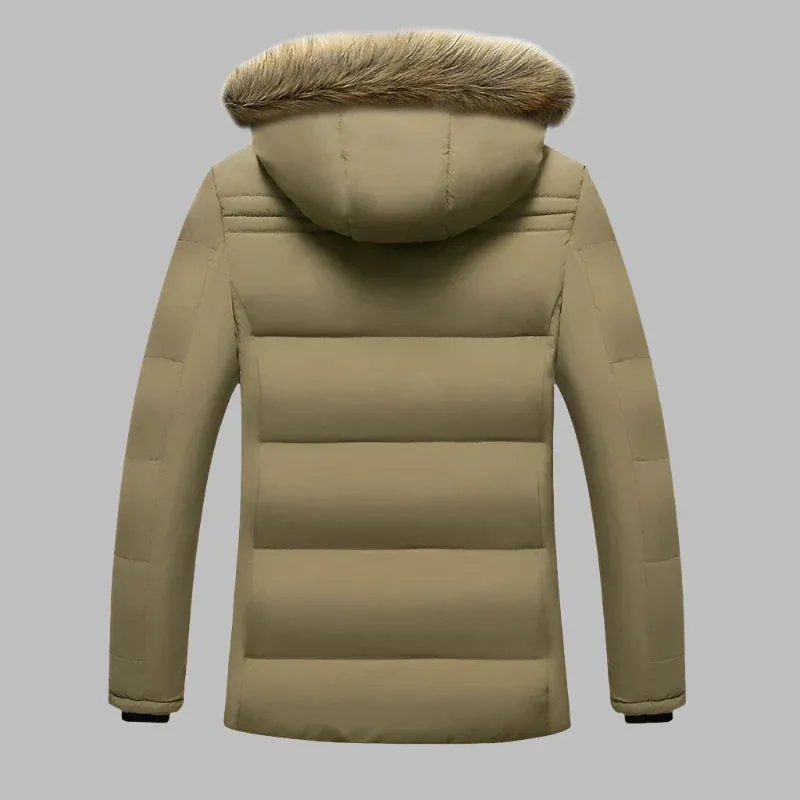 David Explorer Parka | Lange, warme, wasserfeste Herren-Winterjacke mit Fleecefutter