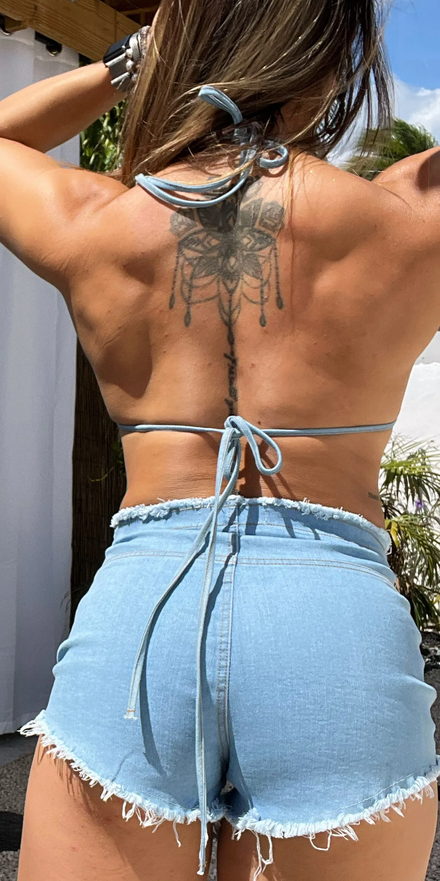 Denim Bra