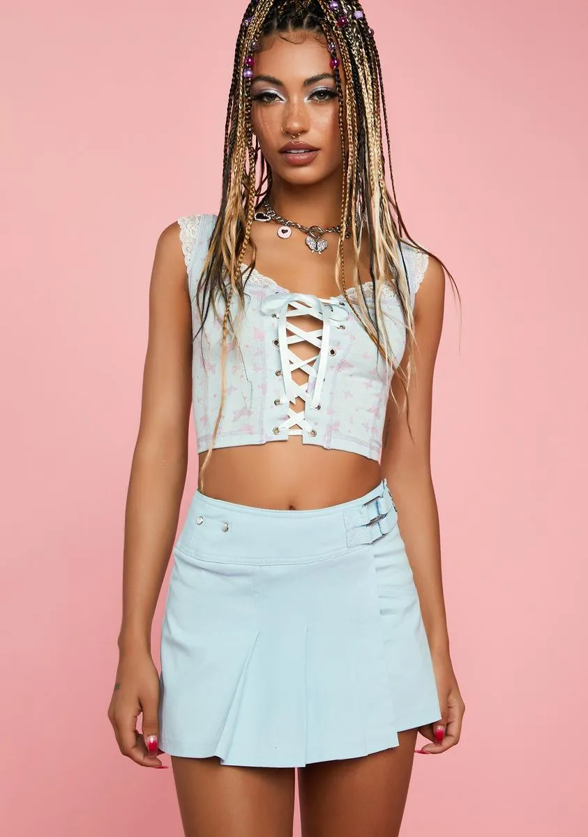Double Major Pleated Skirt