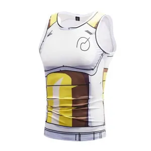 Dragon White Yellow Workout Tank