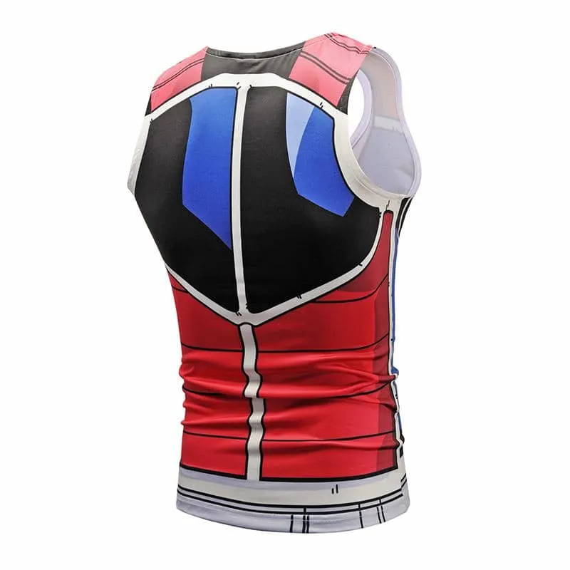Dragon Workout Tank Blue and Red Armor