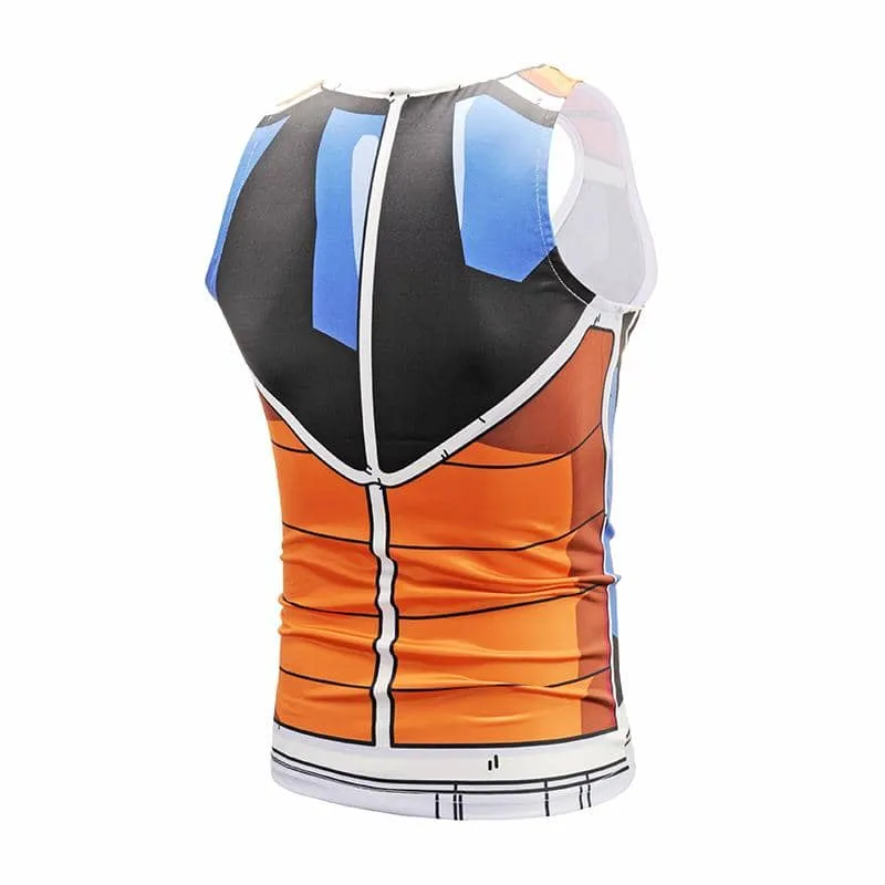 Dragon Workout Tank Orange Blue Armor