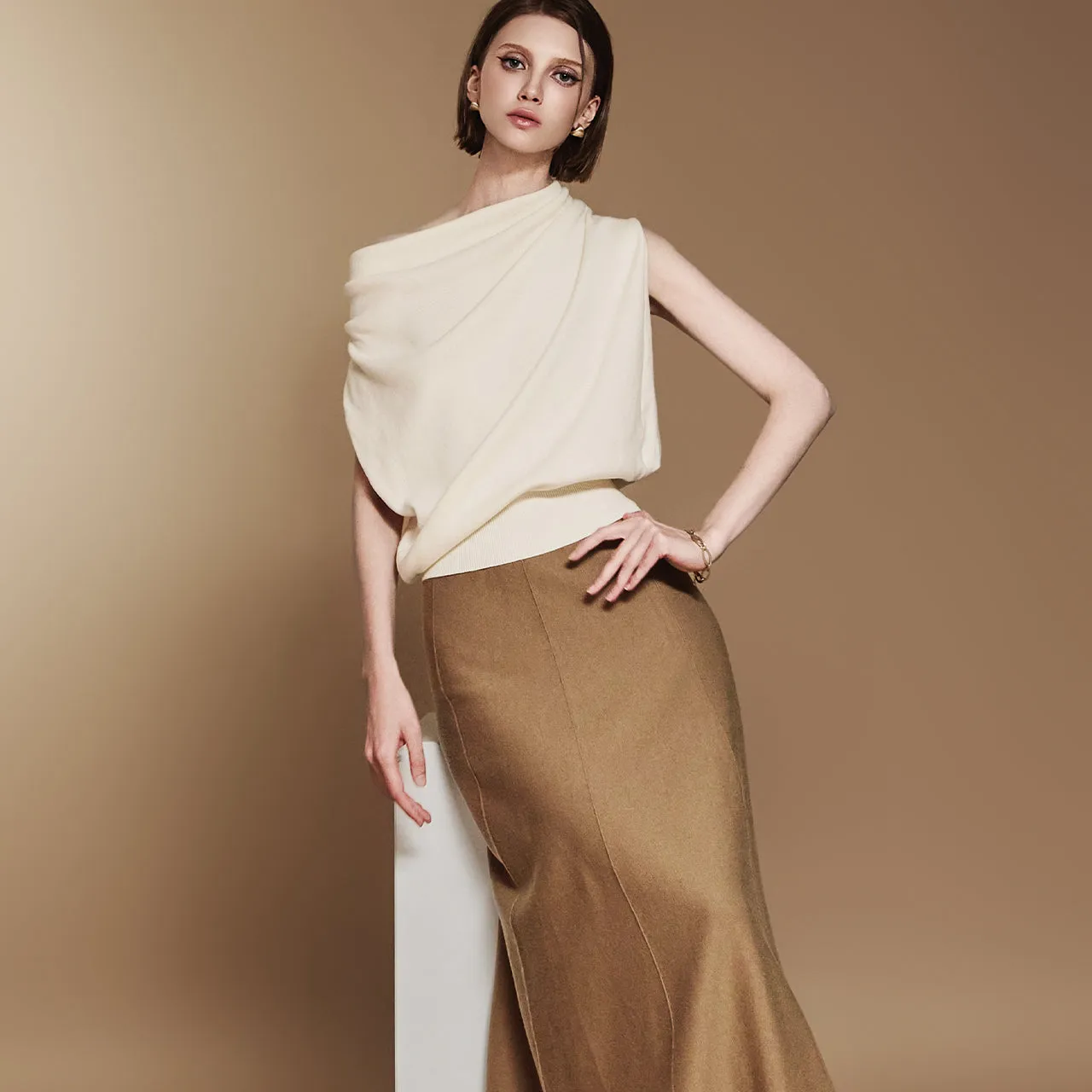 E3538 Draped Knit