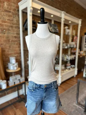 Edlin Tank in Cappuccino Heather
