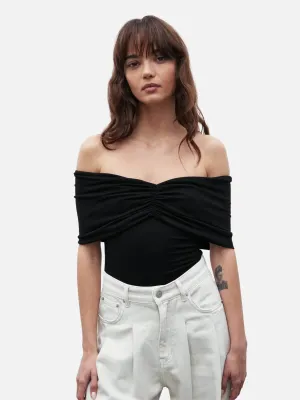Eisley Sleeveless Bodysuit - Black