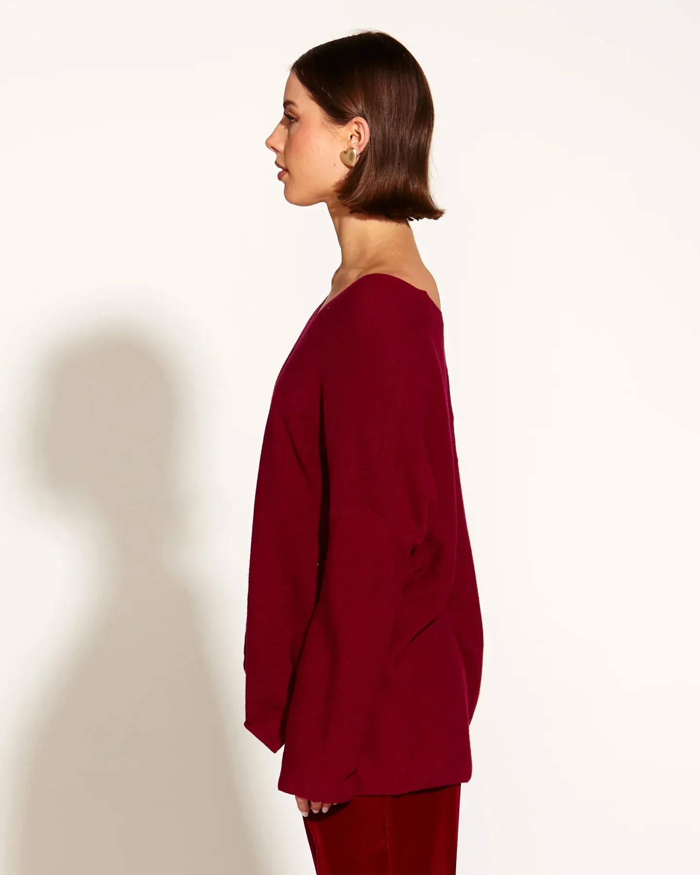 Fate Becker Ordinary Love V-Neck Knit Top