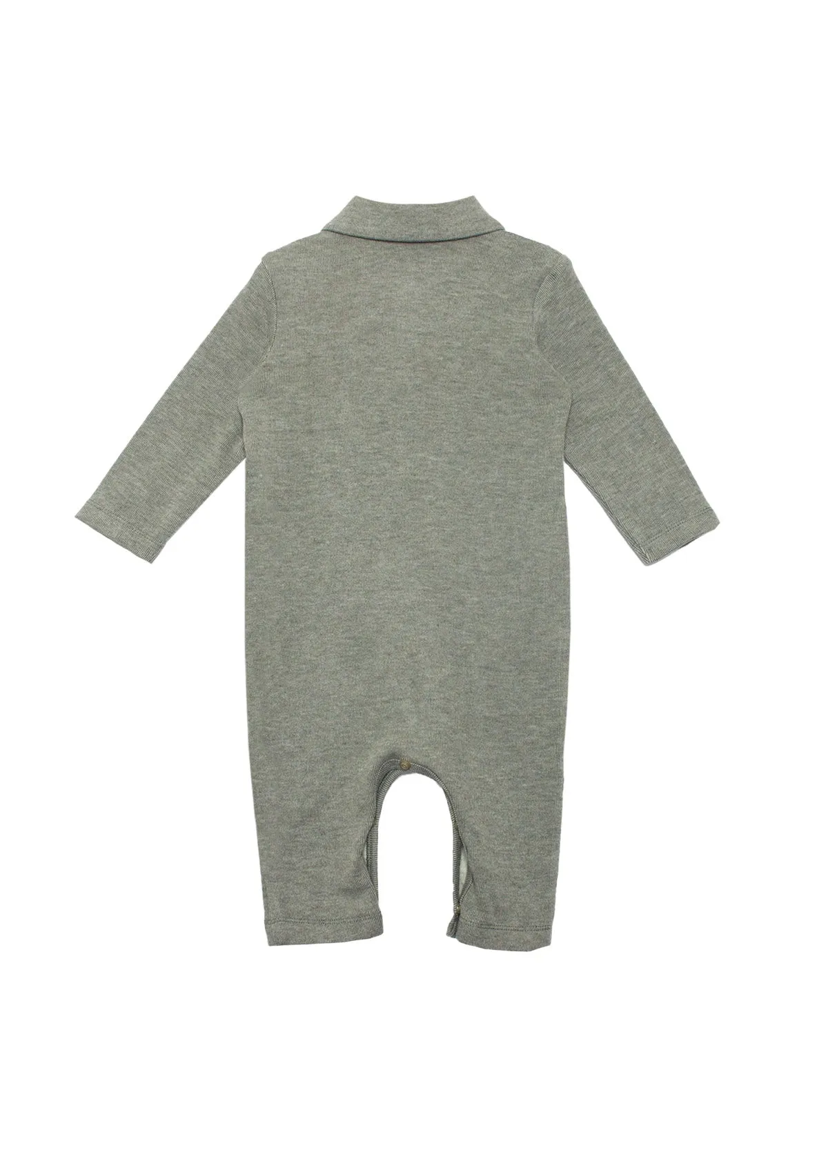 Finley Knit Gray Romper