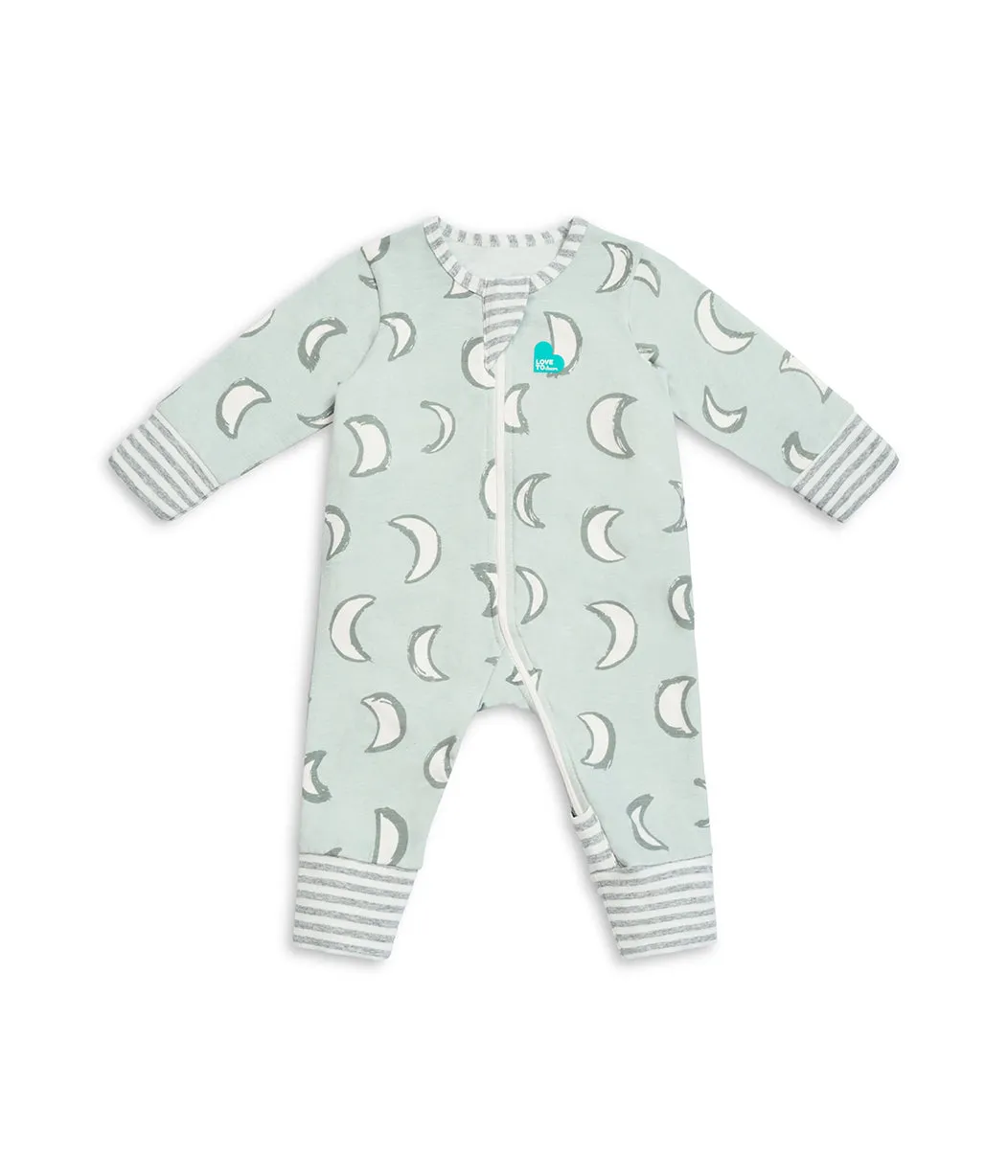 Footless Romper Olive Eclipse Cotton