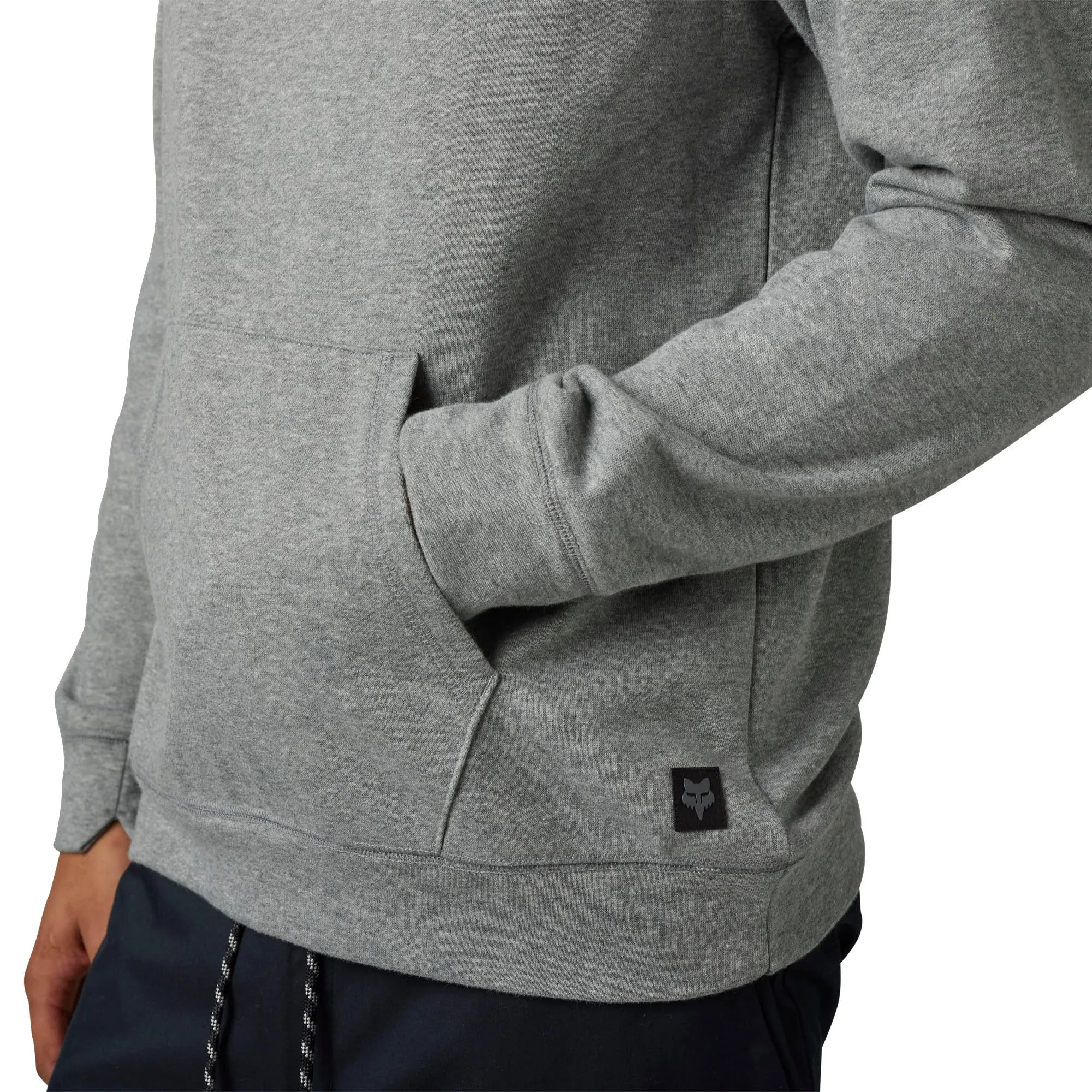 Fox Racing  Mens Level Up Pullover Hoodie Premium Heavyweight Heather Graphite