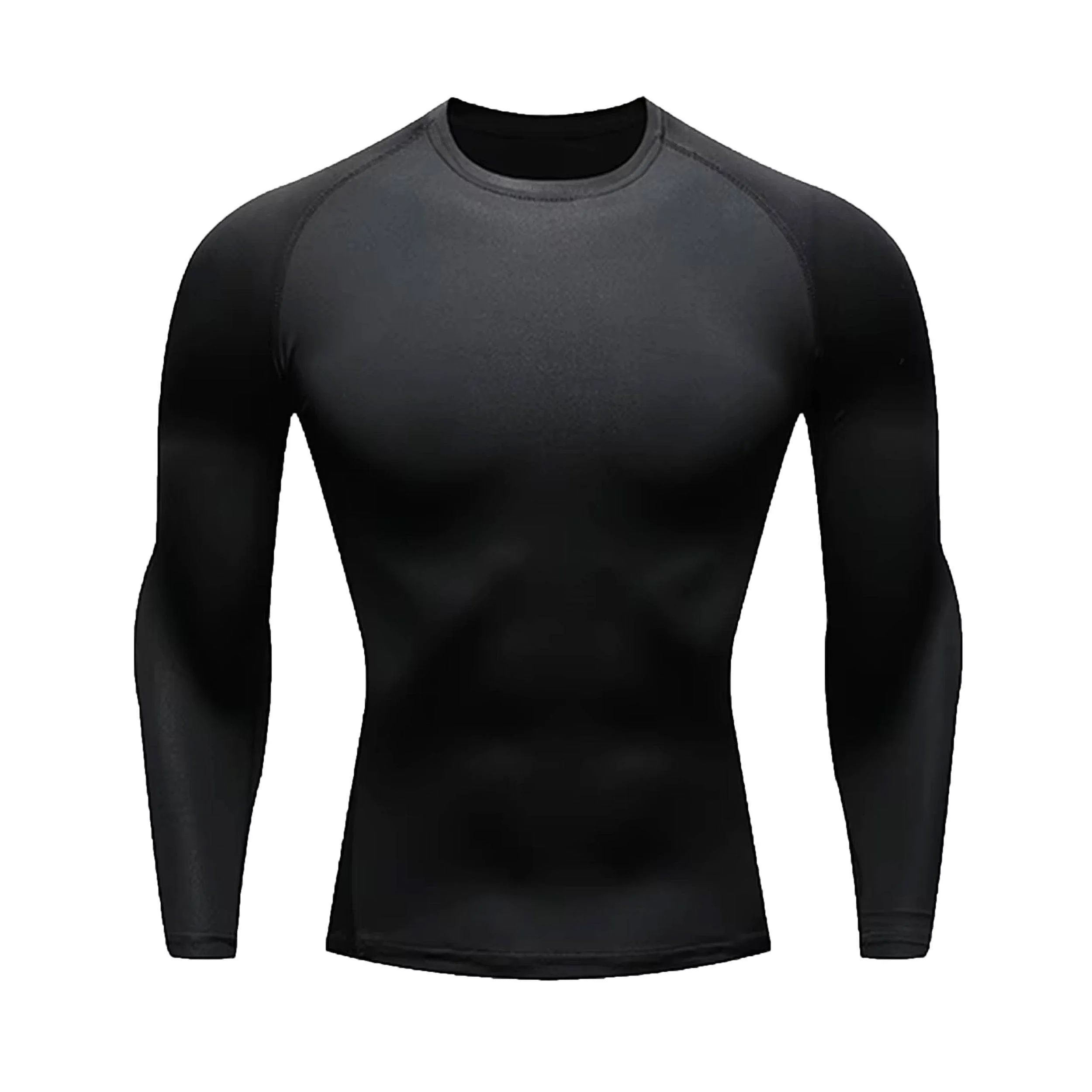 Functional Kids Long Sleeve Black Compression Shirt