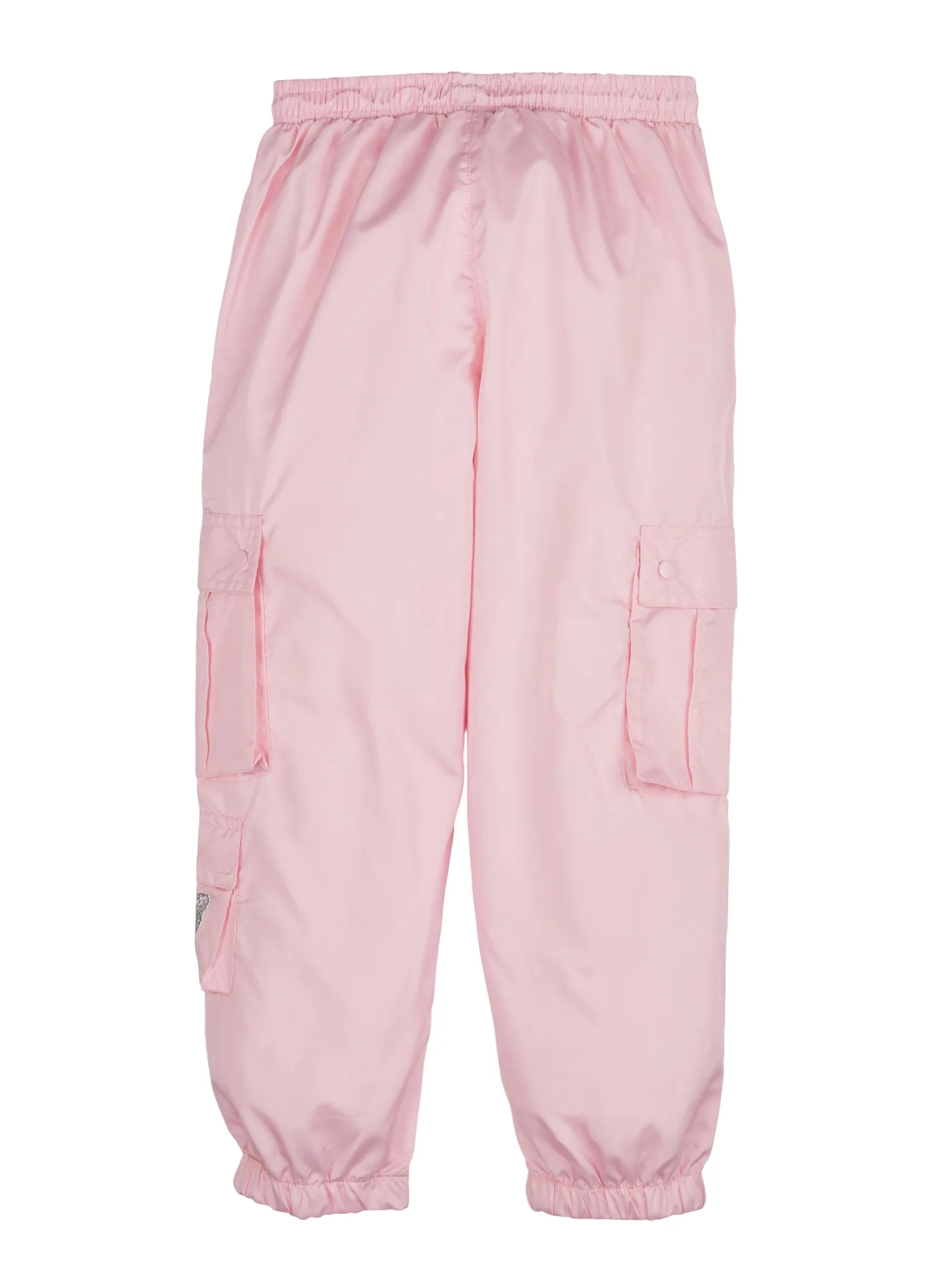Girls Nylon Cargo Jogger Pants