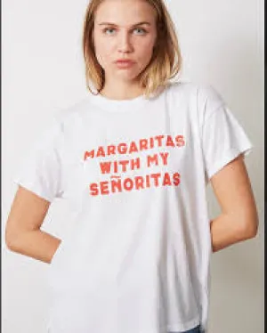 GOOD HYOUMAN MARGARITAS TEE-WHITE
