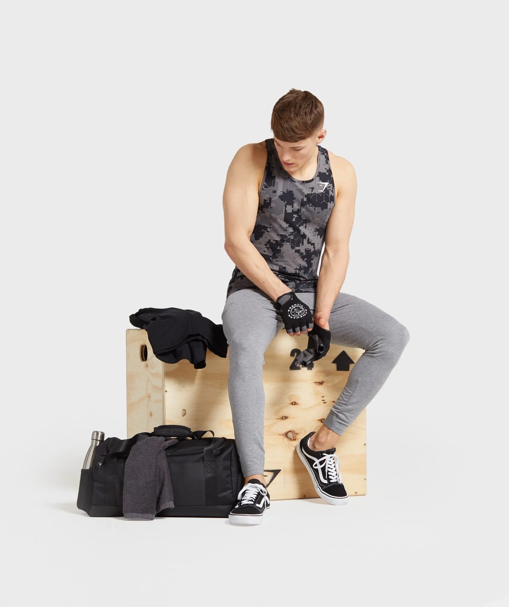 Gymshark Critical Tank - Camo Print