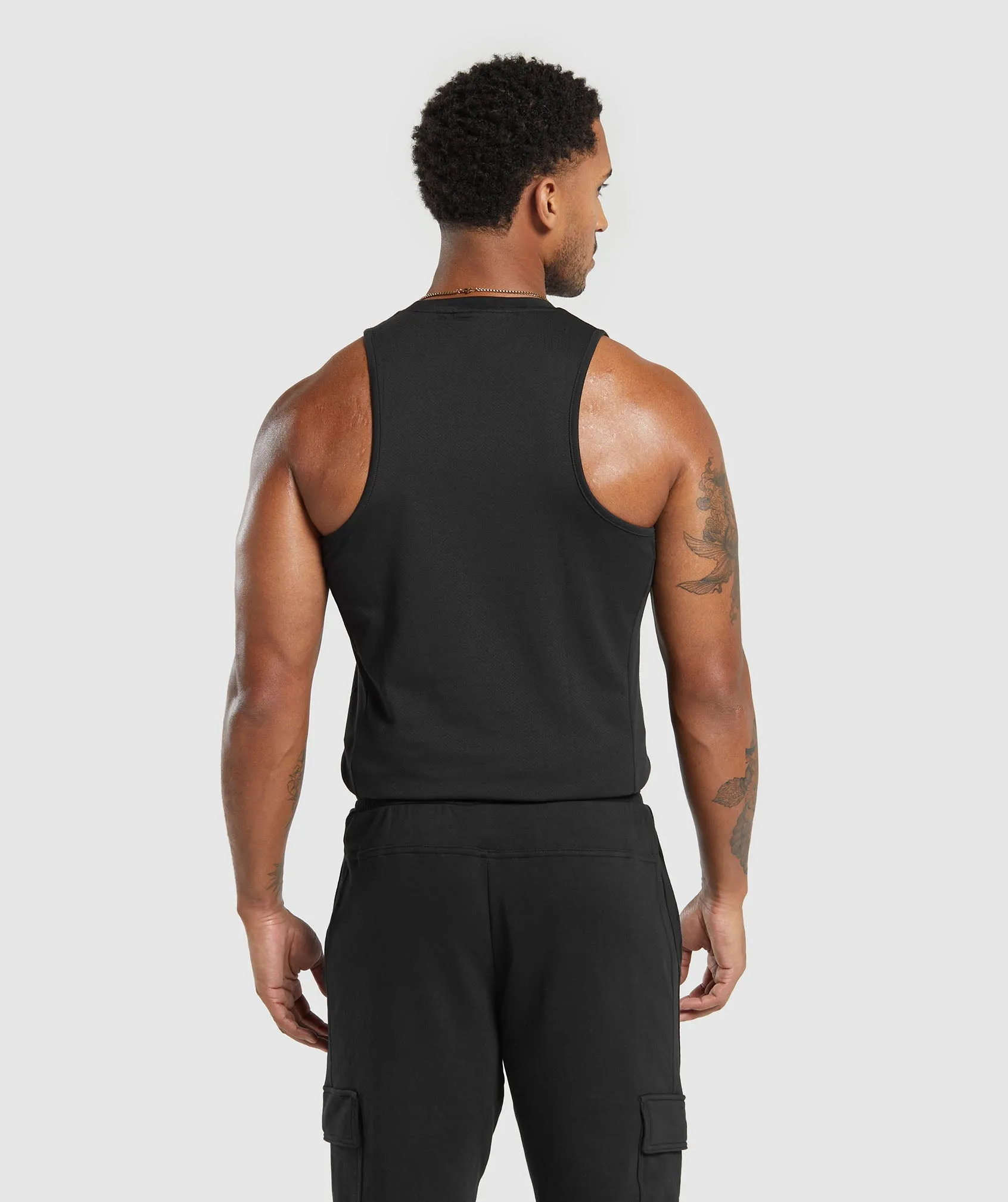 Gymshark React Tank - Black