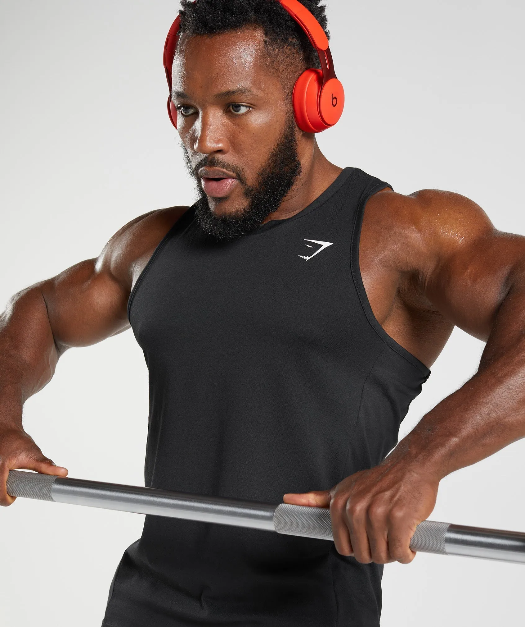 Gymshark React Tank - Black