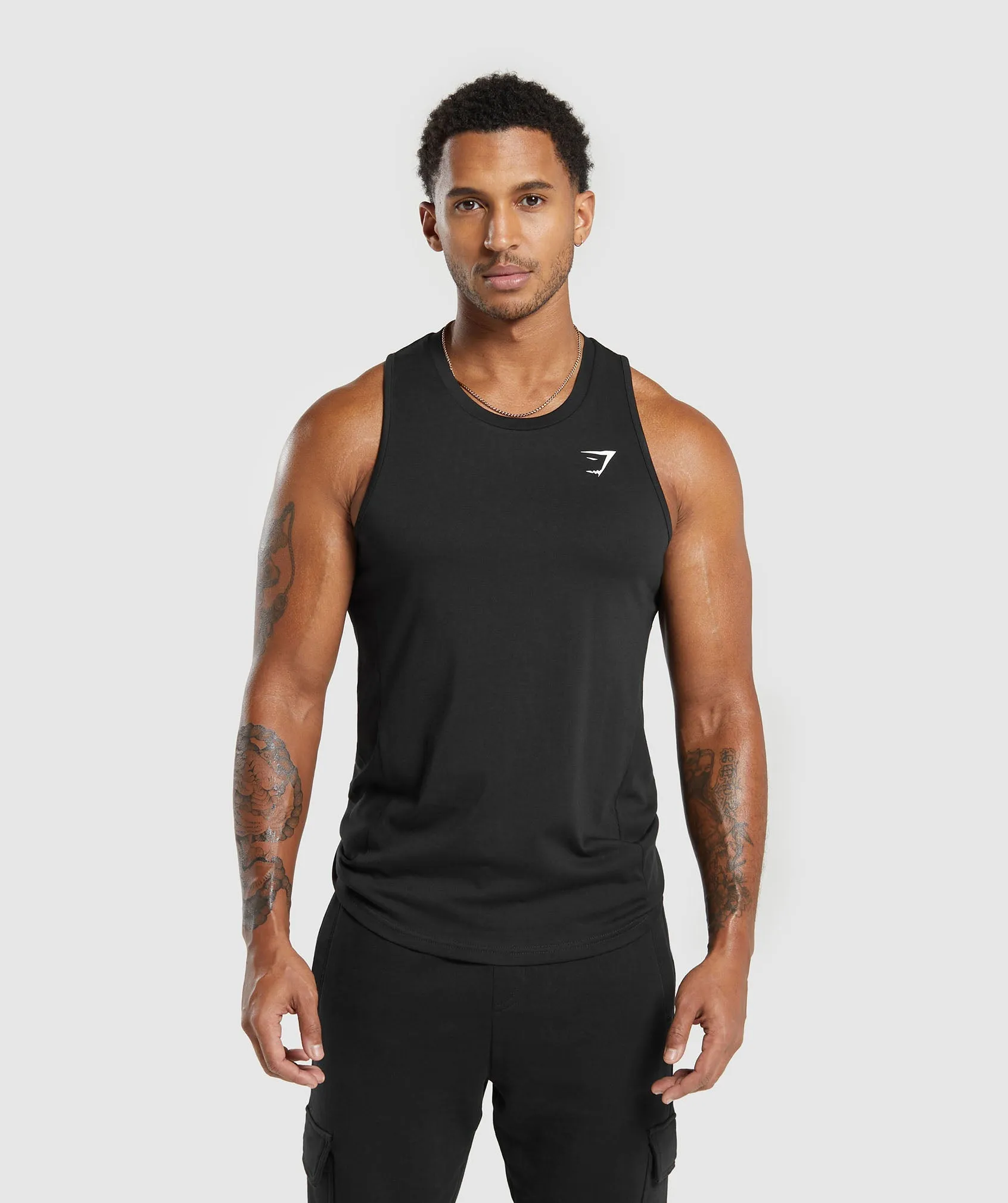 Gymshark React Tank - Black