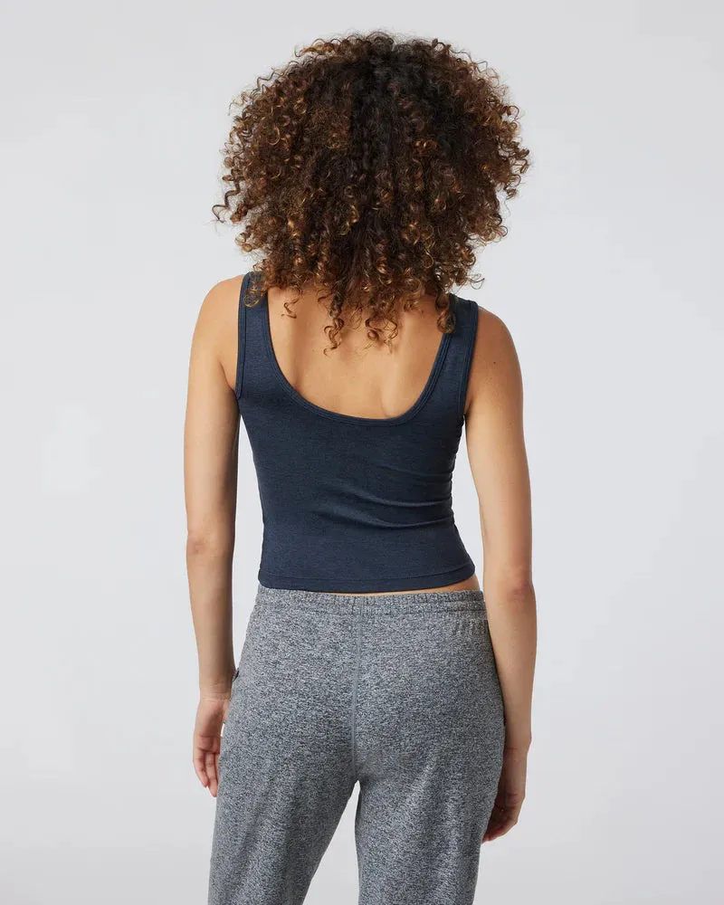 Halo Essential Tank: Midnight Heather