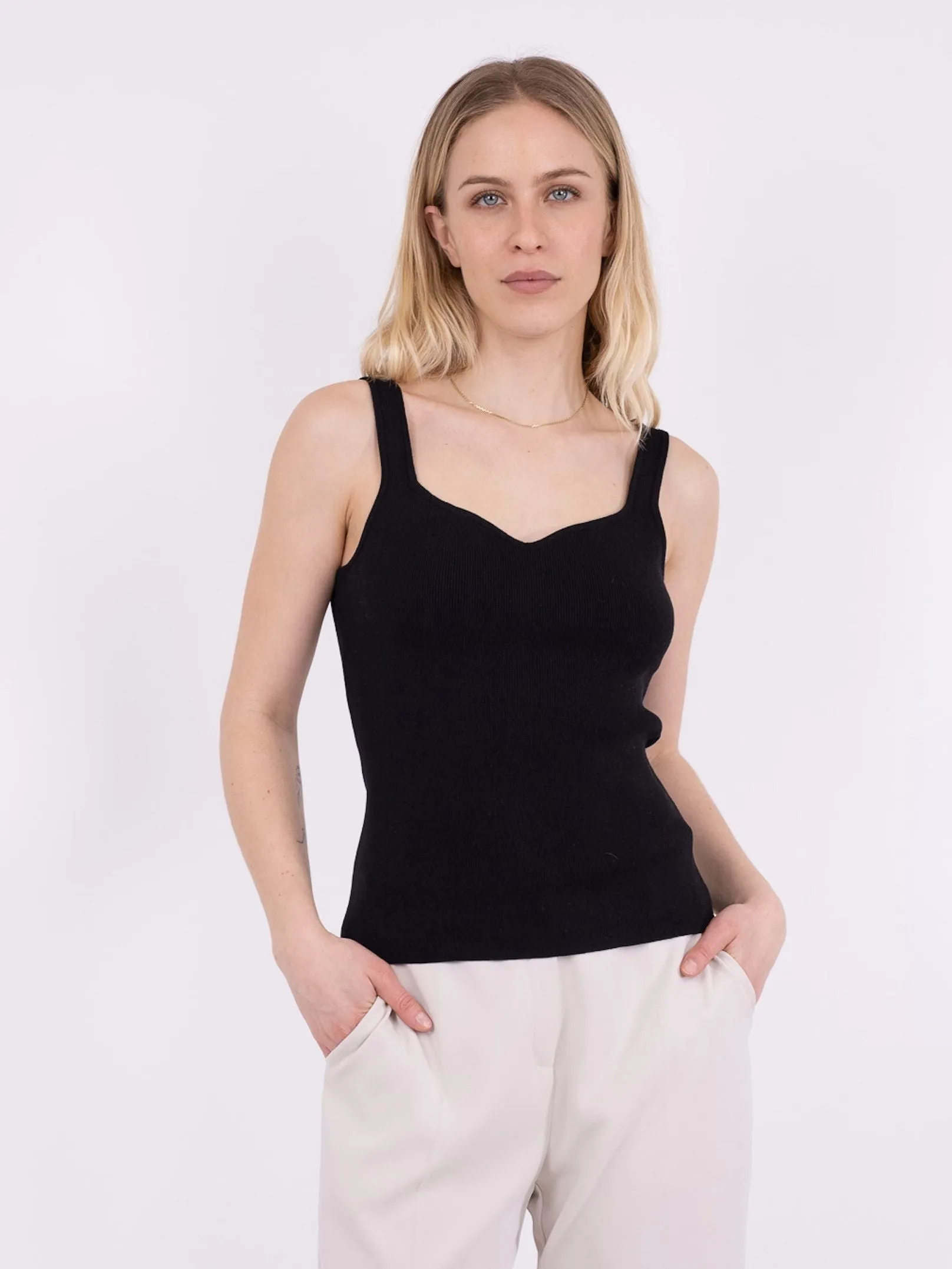Hanora Knit Top - Black