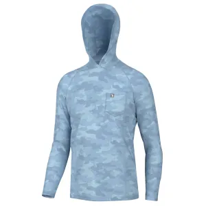 Heather Blend Hoodie- Blue Camo