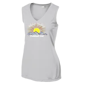 Heber Valley Pickleball Club (Large) | Women’s Sleeveless Athletic Shirt | 100% Polyester