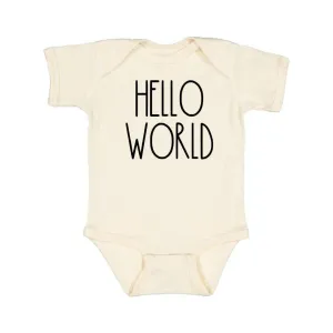 Hello World Baby Bodysuit
