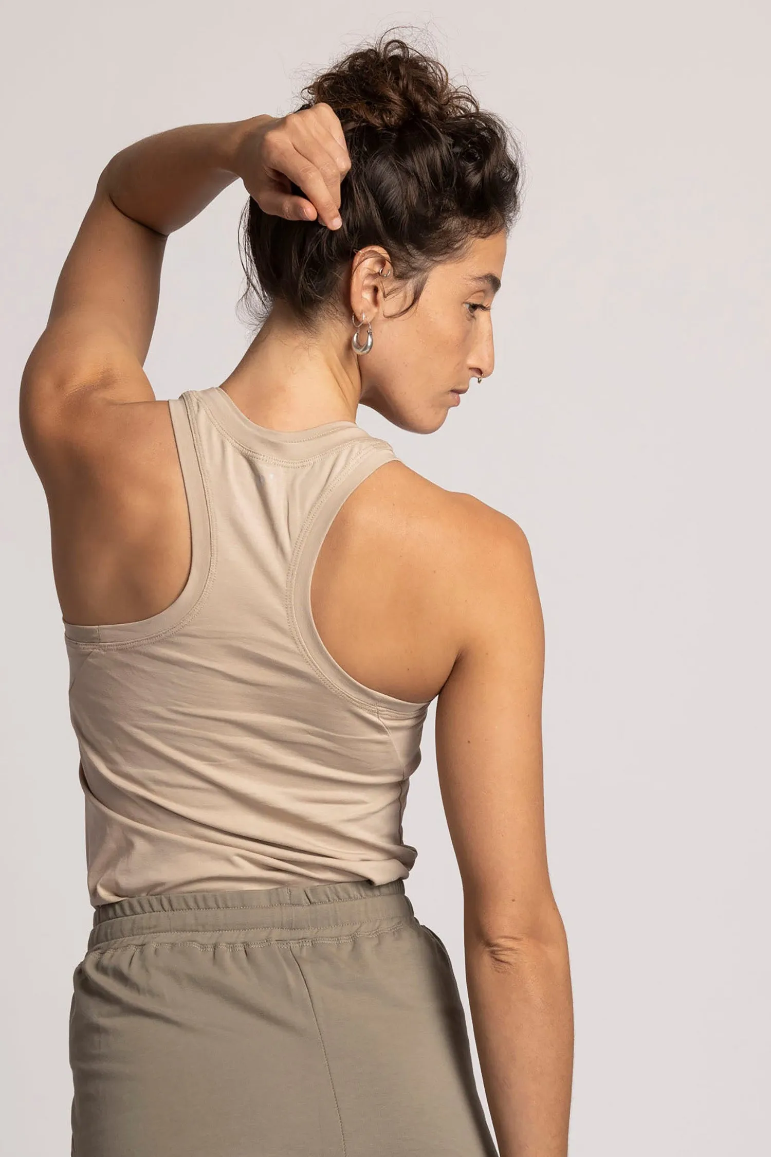 I'mPerfect Organic Cotton Racer Tank Top 25%off