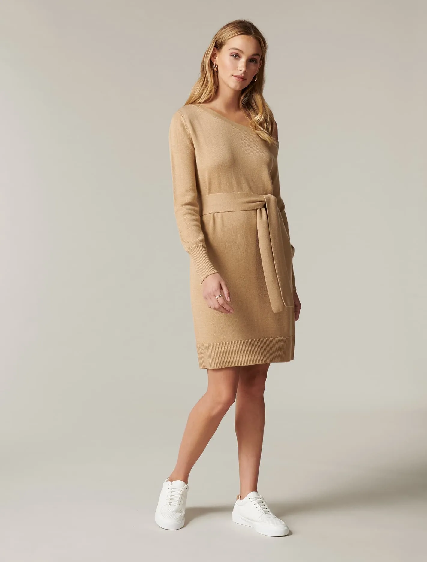 Joey Off The Shoulder Knit Dress