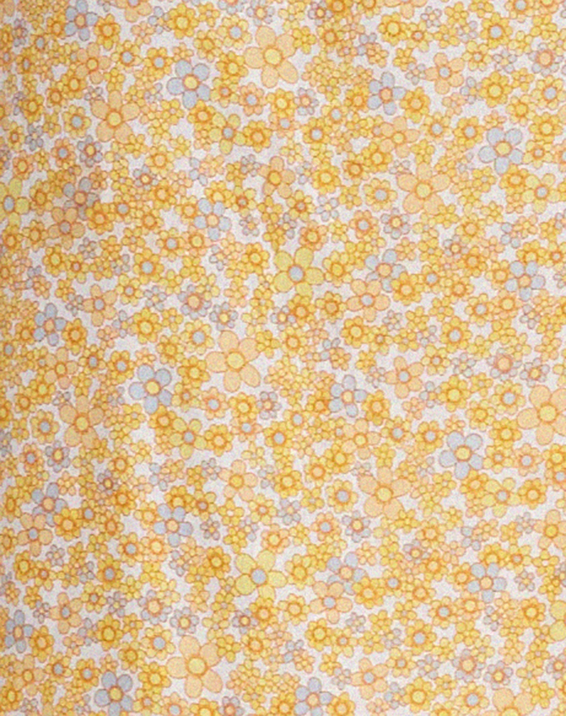 Jorie Midi Dress in Flower Garden Yellow