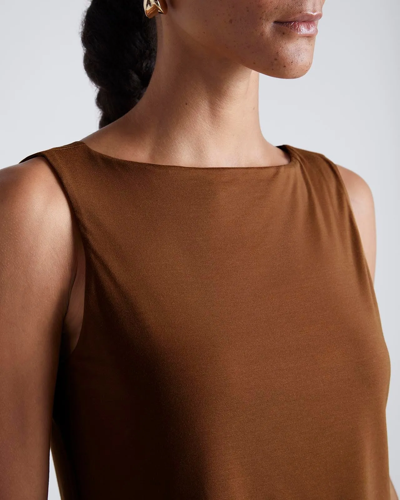 Kate Young x Splendid Silk-Modal Cropped Tank