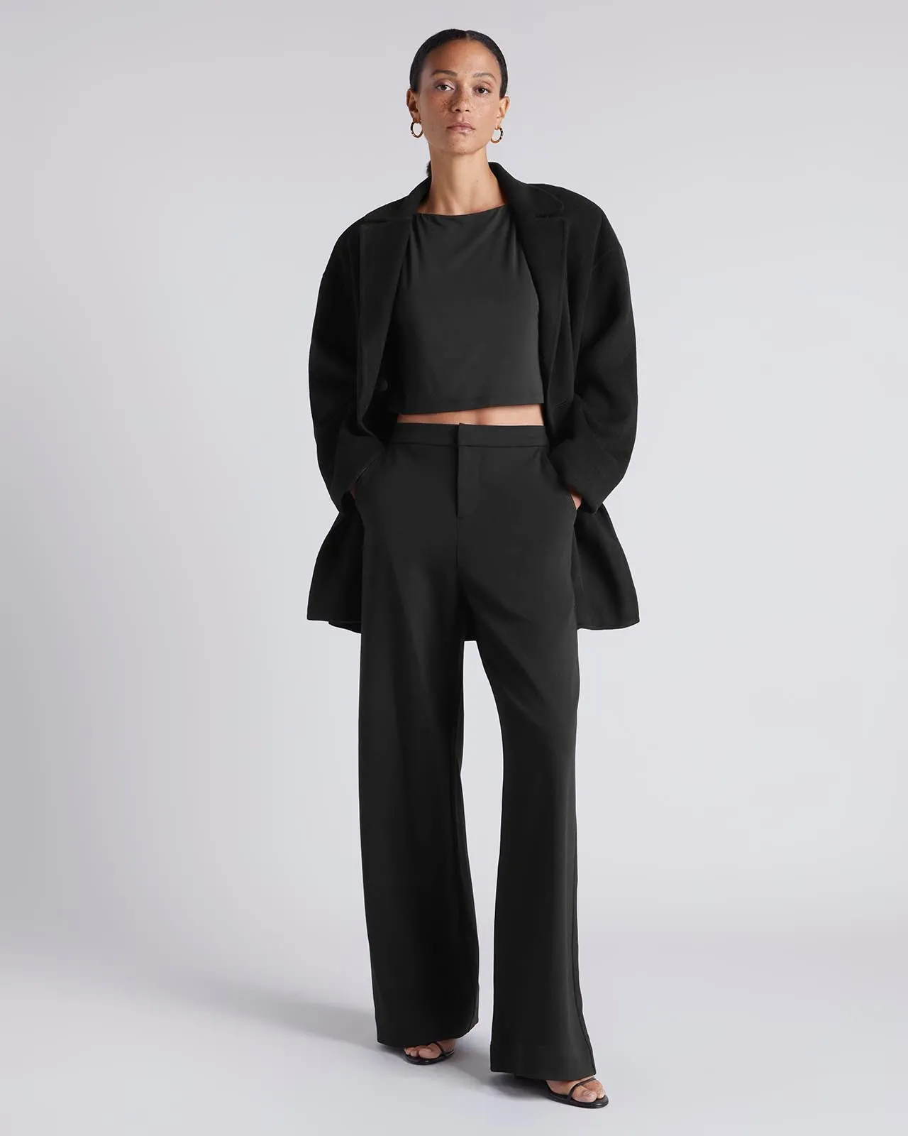 Kate Young x Splendid Silk-Modal Cropped Tank