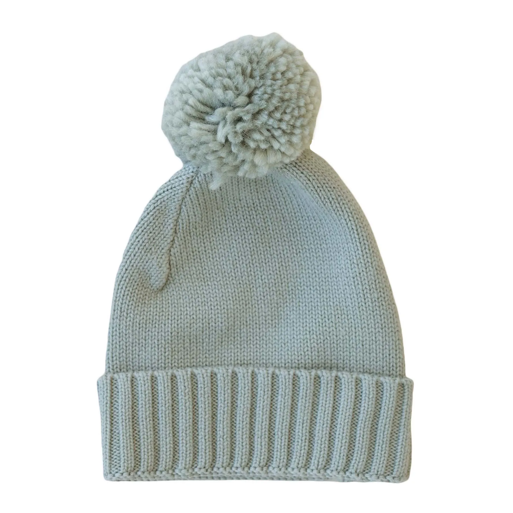 Knit Baby Pom Pom Beanie*