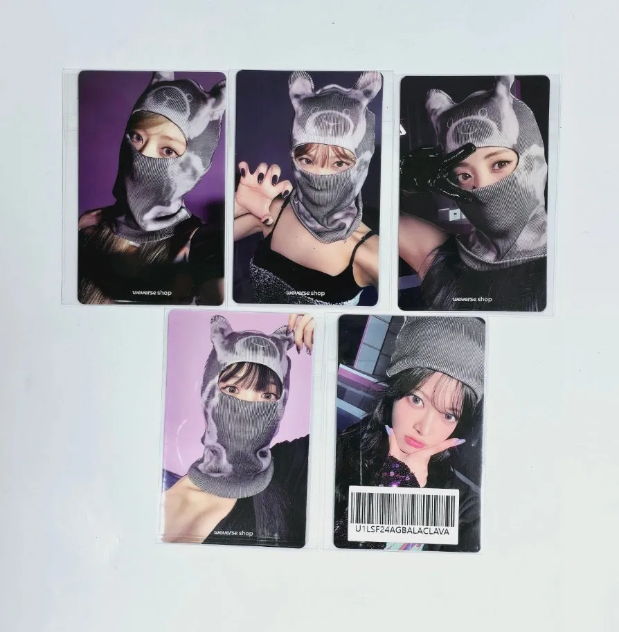 LE SSERAFIM "CRAZY" - Weverse Shop Pre-Order Benefit Photocard [Balaclava Ver.] [24.9.4]