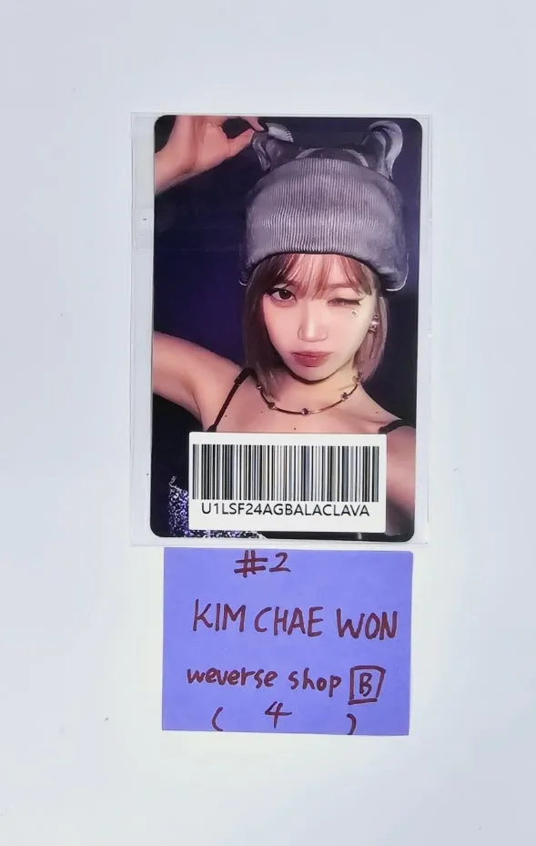 LE SSERAFIM "CRAZY" - Weverse Shop Pre-Order Benefit Photocard [Balaclava Ver.] [24.9.4]