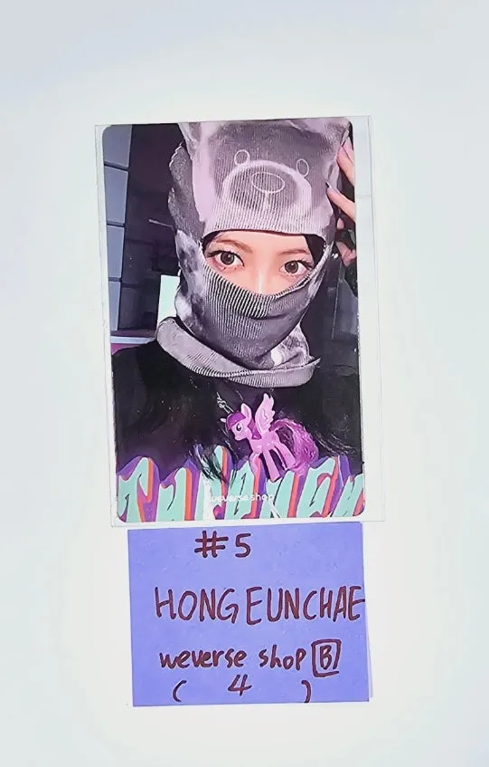 LE SSERAFIM "CRAZY" - Weverse Shop Pre-Order Benefit Photocard [Balaclava Ver.] [24.9.4]