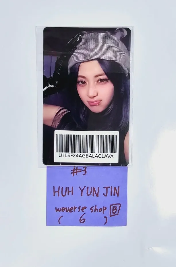 LE SSERAFIM "CRAZY" - Weverse Shop Pre-Order Benefit Photocard [Balaclava Ver.] [24.9.4]