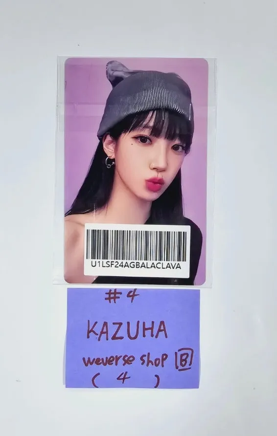 LE SSERAFIM "CRAZY" - Weverse Shop Pre-Order Benefit Photocard [Balaclava Ver.] [24.9.4]