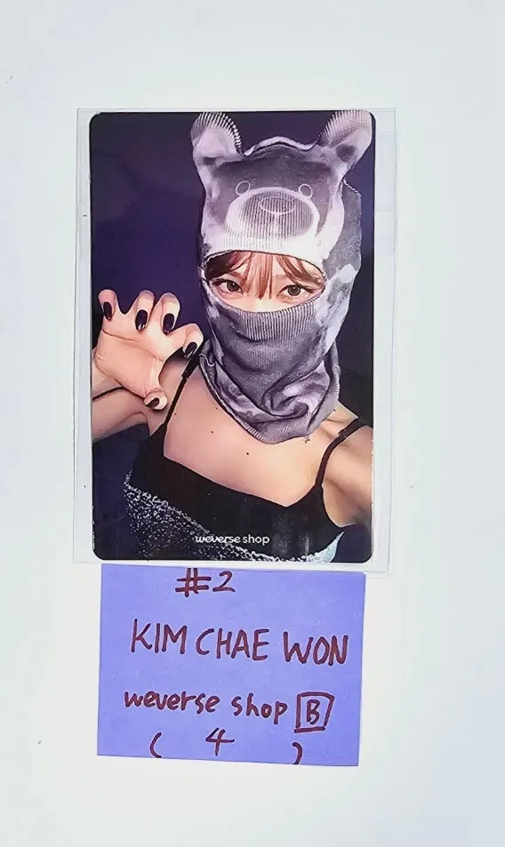LE SSERAFIM "CRAZY" - Weverse Shop Pre-Order Benefit Photocard [Balaclava Ver.] [24.9.4]