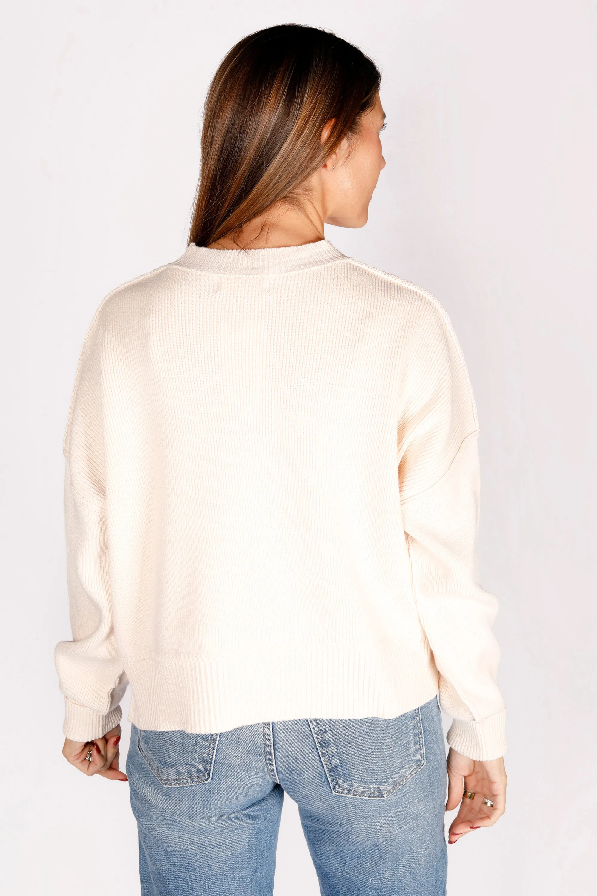 Leda Cream Sweater