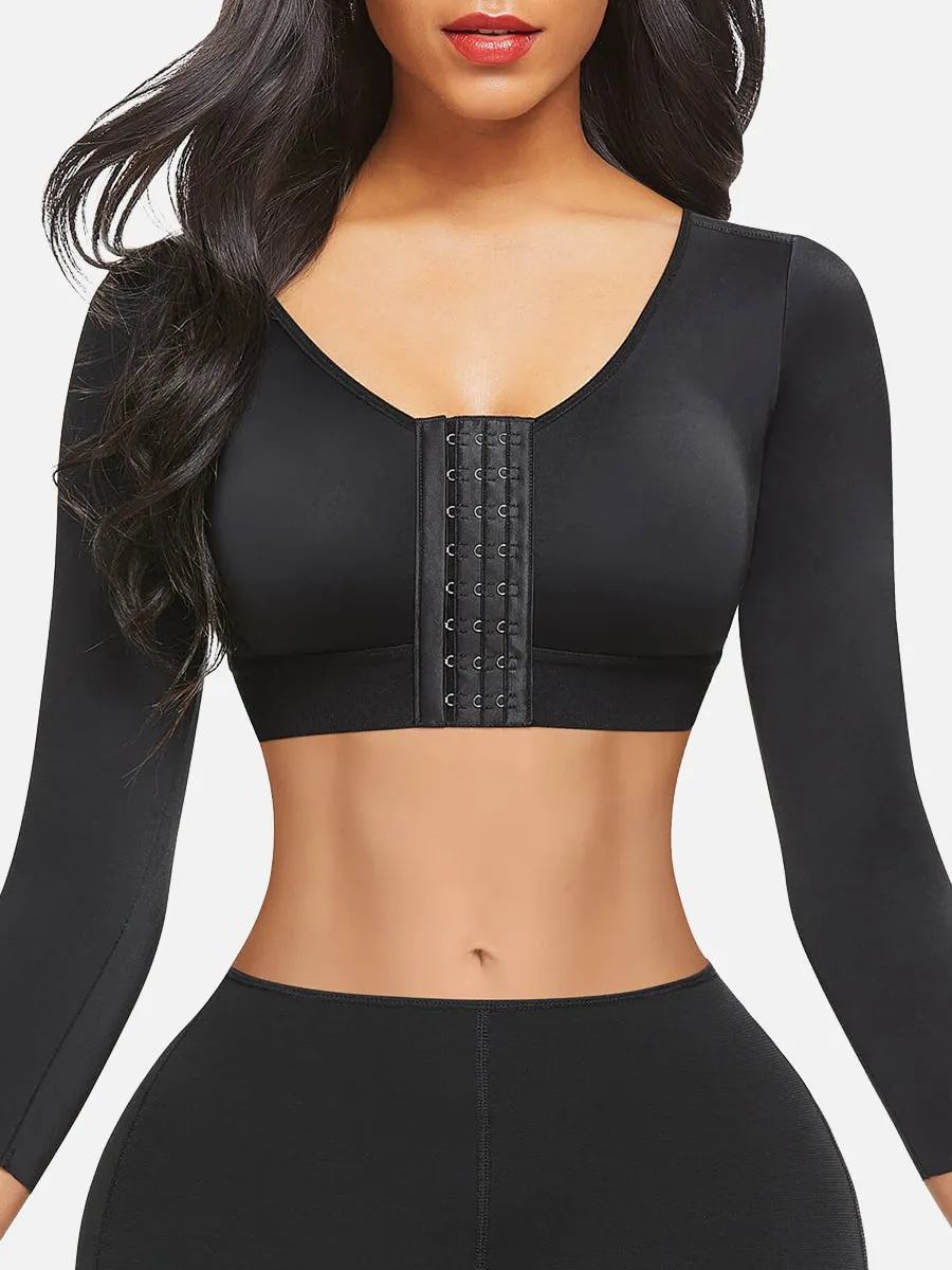 Loverbeauty Women Arm Compression Post Surgery Front Closure Bra