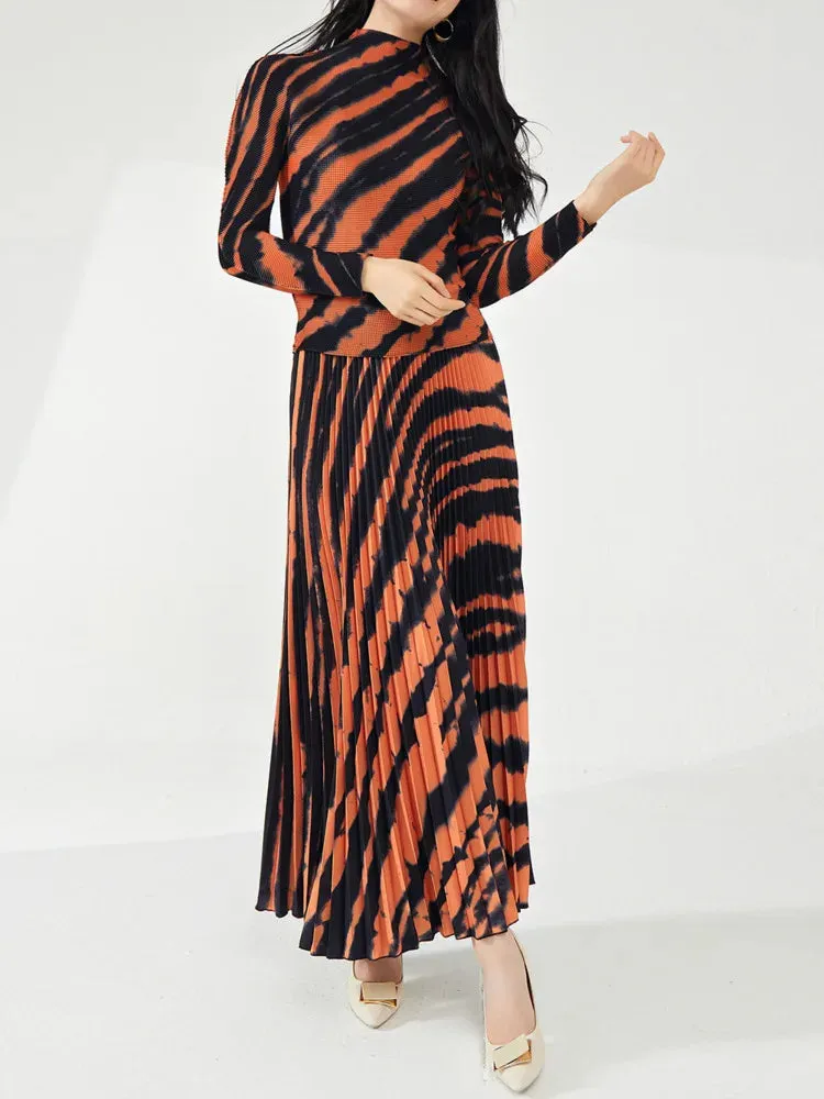 Luxury Matching Long Skirt & Top Set